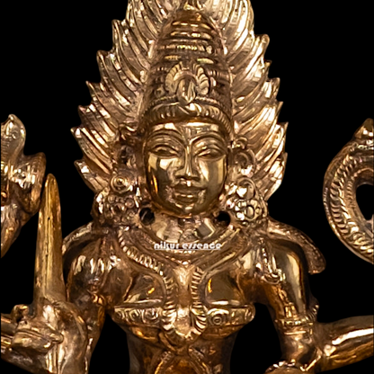 Panchaloha Mariamman Hindu God idol - 10.75 Inches Nikuressence