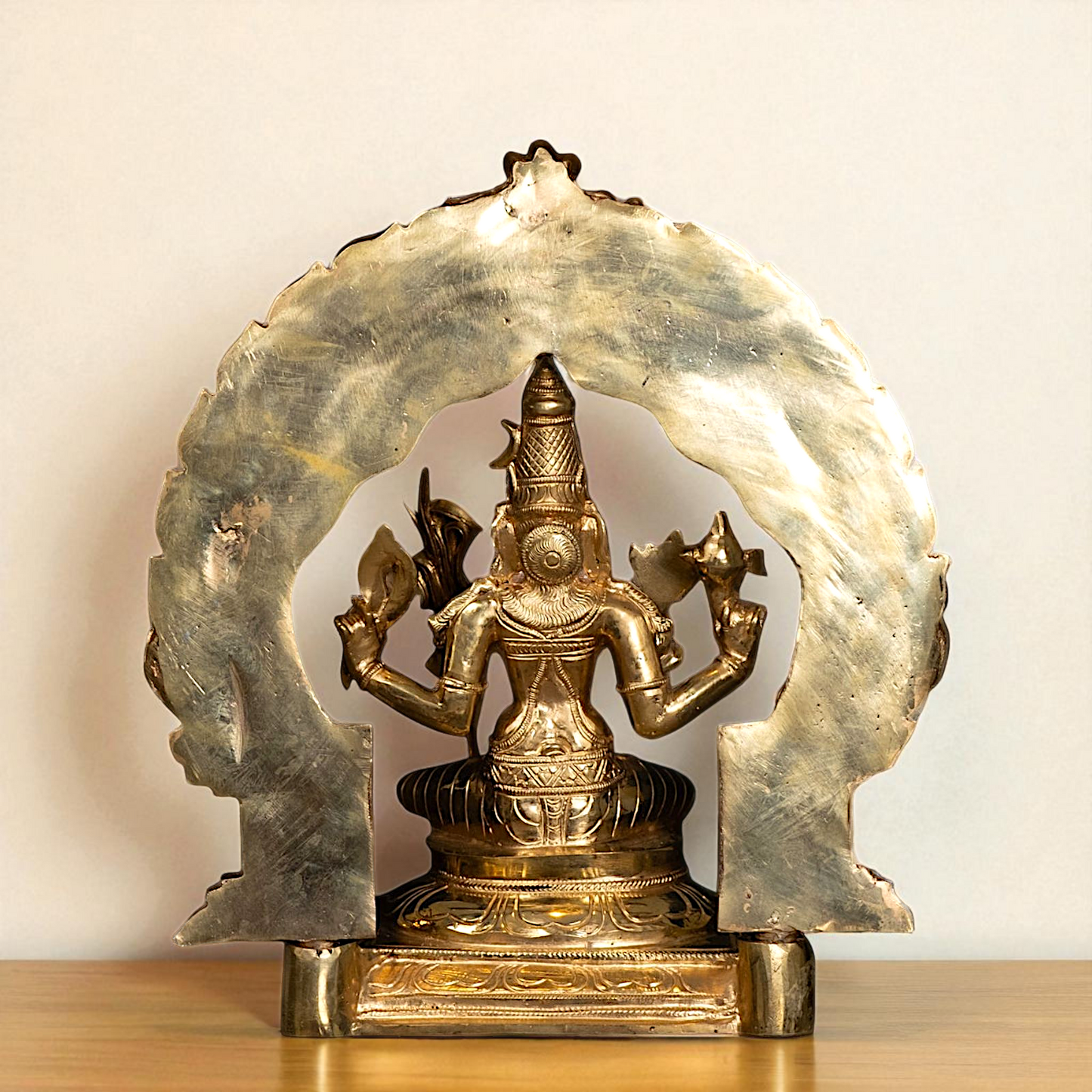 Goddess Lalita Devi Maa Panchaloha idol - 13 Inches Nikuressence