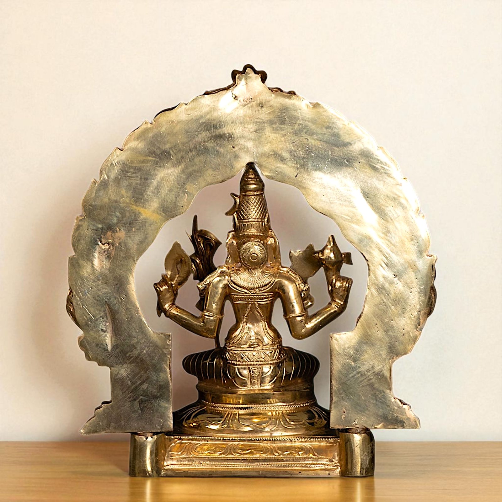 Goddess Lalita Devi Maa Panchaloha idol - 13 Inches Nikuressence