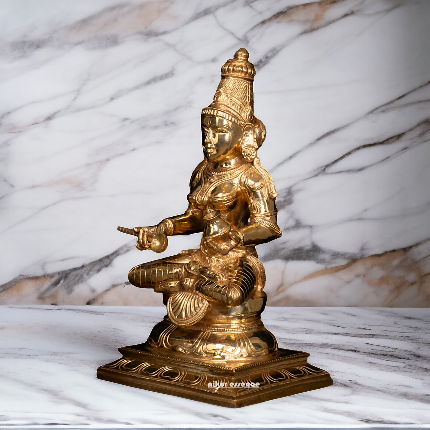 Annapoorani sitting Panchaloha idol - 12 Inches Nikuressence