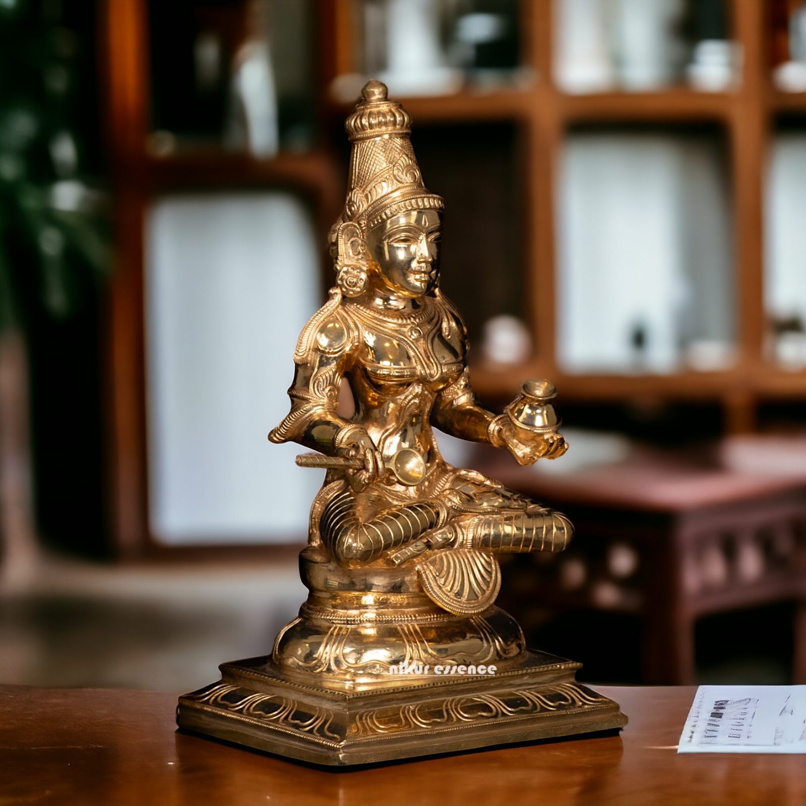 Annapoorani sitting Panchaloha idol - 12 Inches Nikuressence