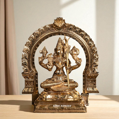 Panchaloha Kamakshi Amman statue - 11 Inches Nikuressence
