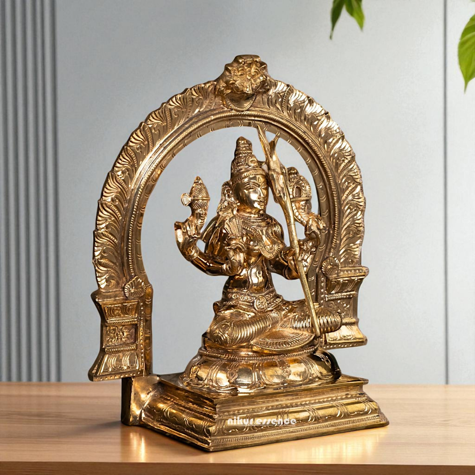 Panchaloha Kamakshi Amman statue - 11 Inches Nikuressence