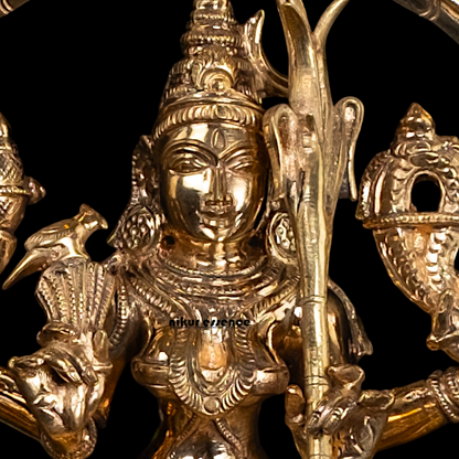 Panchaloha Kamakshi Amman statue - 11 Inches Nikuressence