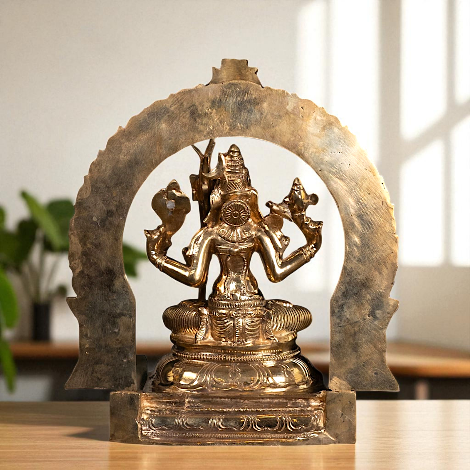 Panchaloha Kamakshi Amman statue - 11 Inches Nikuressence