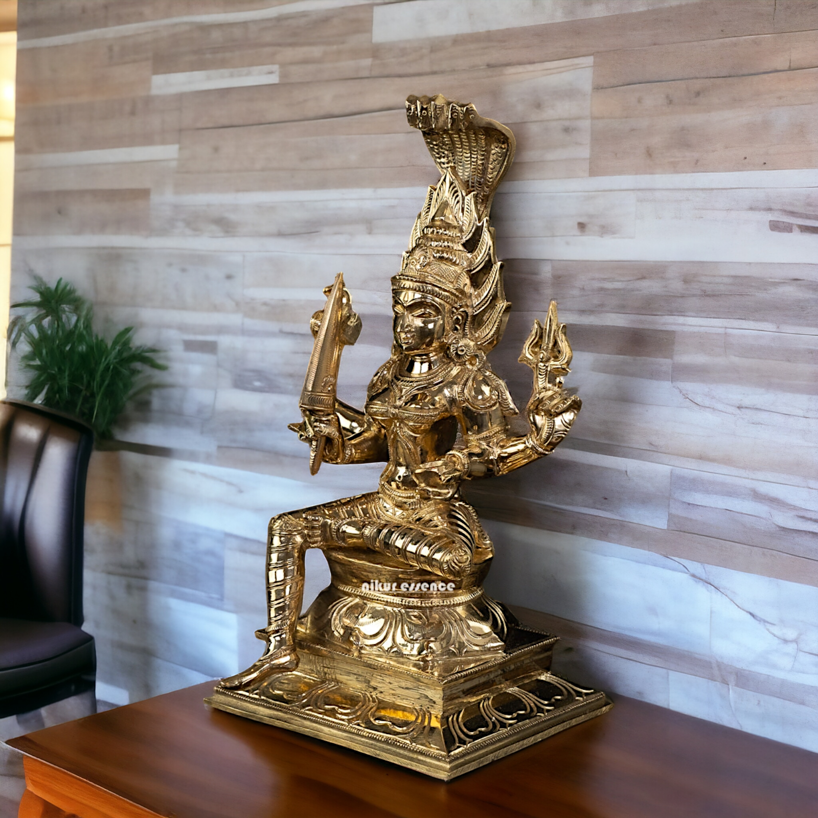 Mariamman Devi Maa Panchaloha statue - 10.5 Inches Nikuressence