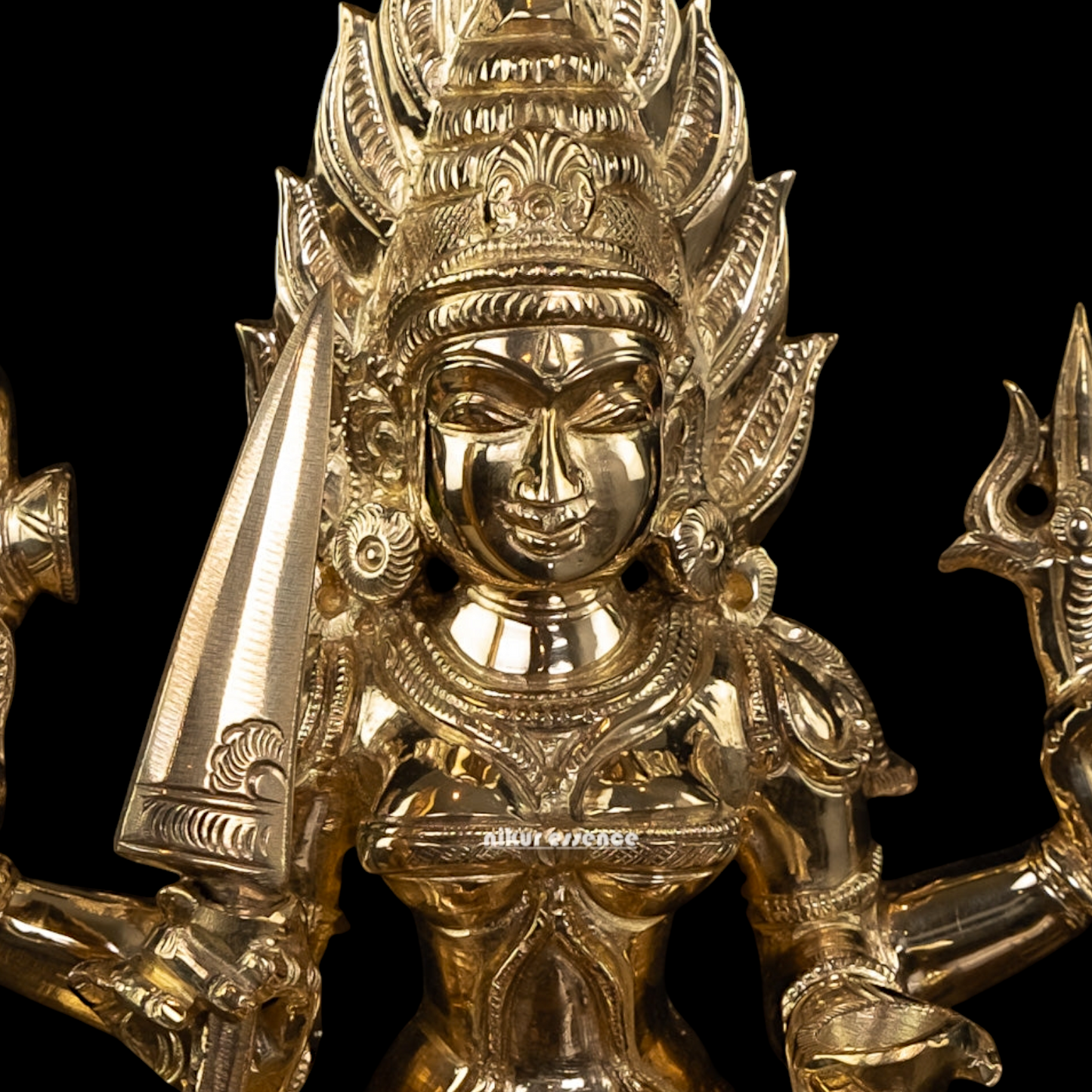 Mariamman Devi Maa Panchaloha statue - 10.5 Inches Nikuressence