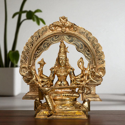 Raja Matangi (Shyama Devi) Sitting Panchaloha statue - 13 Inches Nikuressence