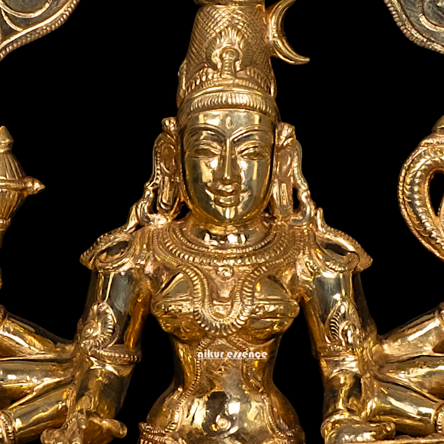 Raja Matangi (Shyama Devi) Sitting Panchaloha statue - 13 Inches Nikuressence