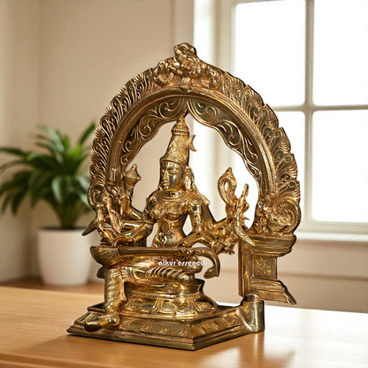 Raja Matangi (Shyama Devi) Sitting Panchaloha statue - 13 Inches Nikuressence