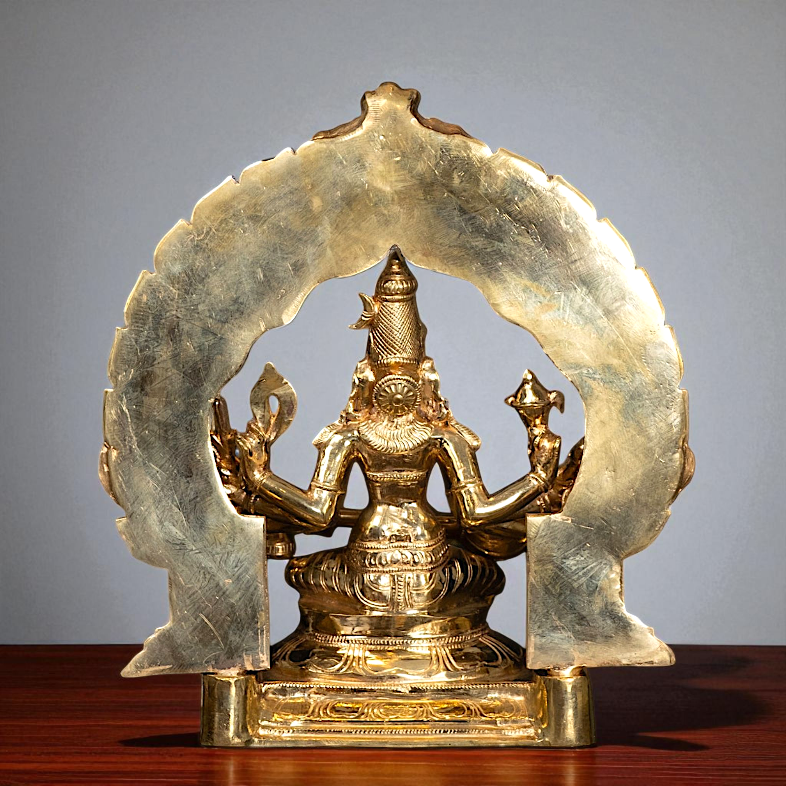 Raja Matangi (Shyama Devi) Sitting Panchaloha statue - 13 Inches Nikuressence