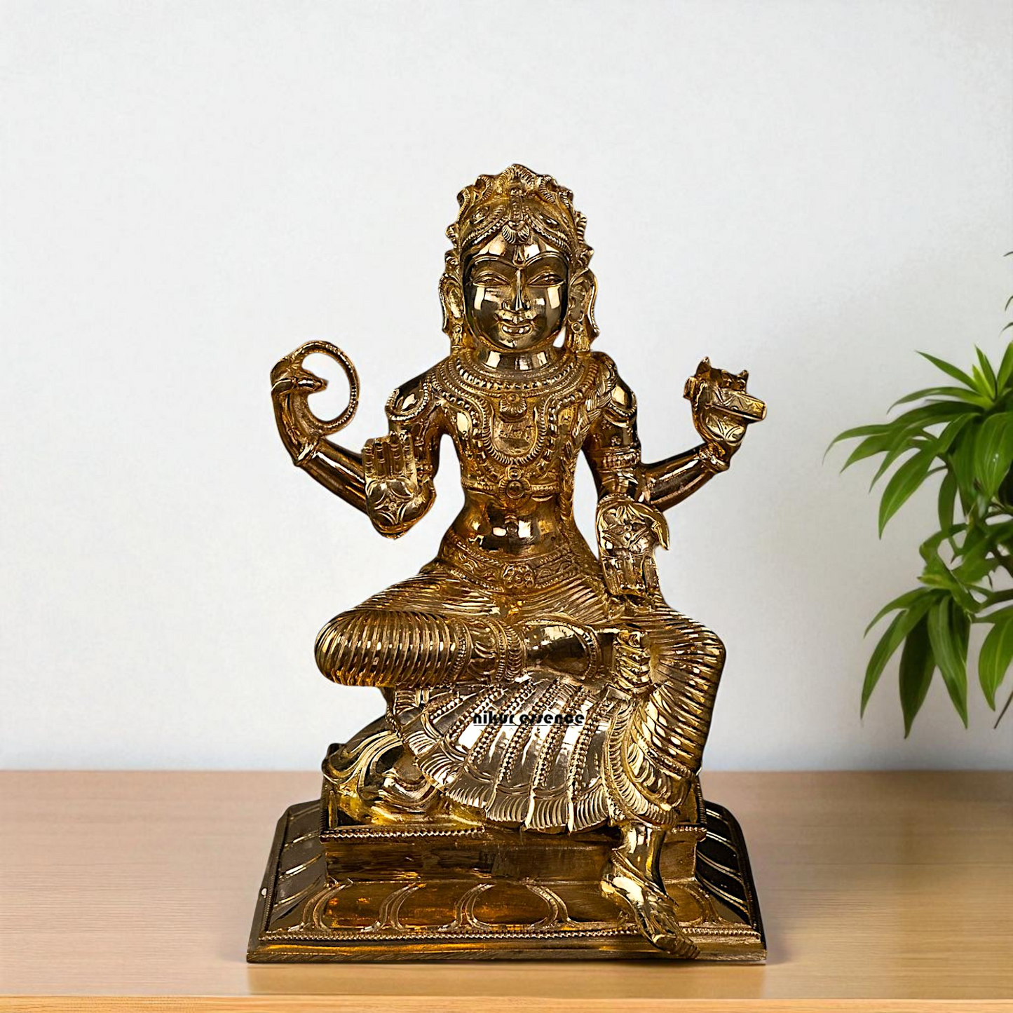 Bala Tripura Sundari Devi Panchaloha statue - 8 Inches Nikuressence