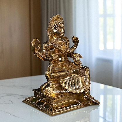 Bala Tripura Sundari Devi Panchaloha statue - 8 Inches Nikuressence