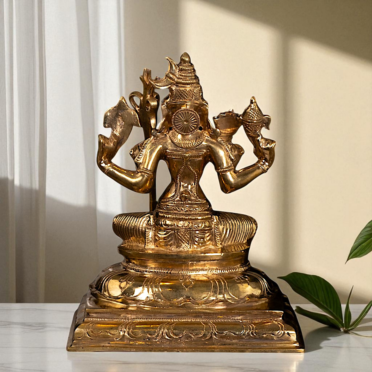 Lalita Devi beautiful Hindu God Panchaloha statue - 8 Inches Nikuressence