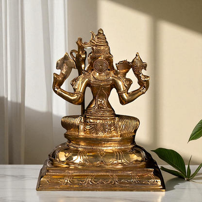 Lalita Devi beautiful Hindu God Panchaloha statue - 8 Inches Nikuressence