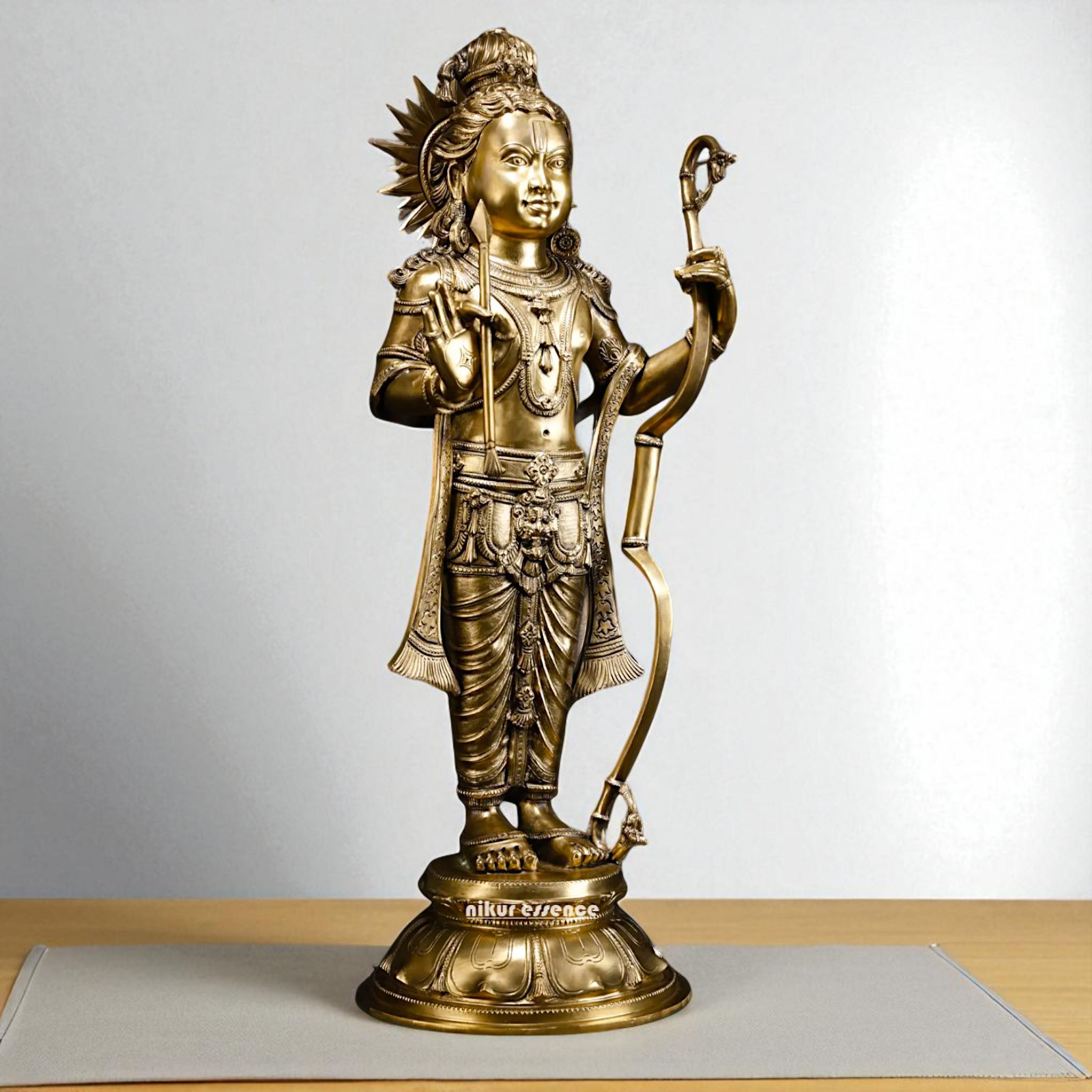 Large Ram Lalla Panchaloha idol - 27 Inches Nikuressence