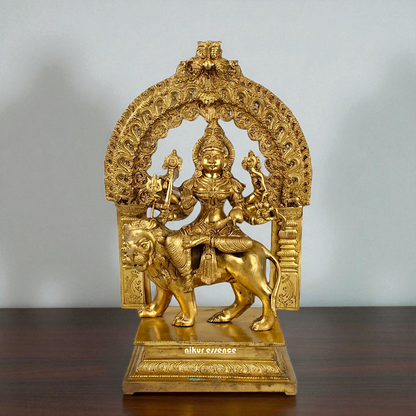 Panchaloha Durga Maa statue - 18 Inches Nikuressence