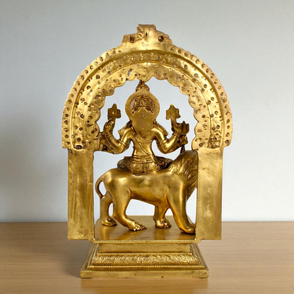 Panchaloha Durga Maa statue - 18 Inches Nikuressence