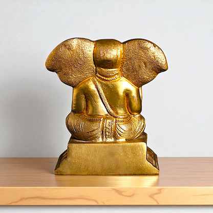 Panchaloha Ganesha Vinayaka Sitting Idol - 3 Inches Nikuressence