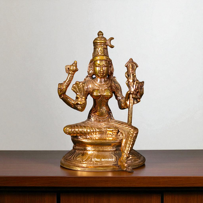 Rajarajeshwari Panchaloha decor Pooja statue - 3 Inches Nikuressence