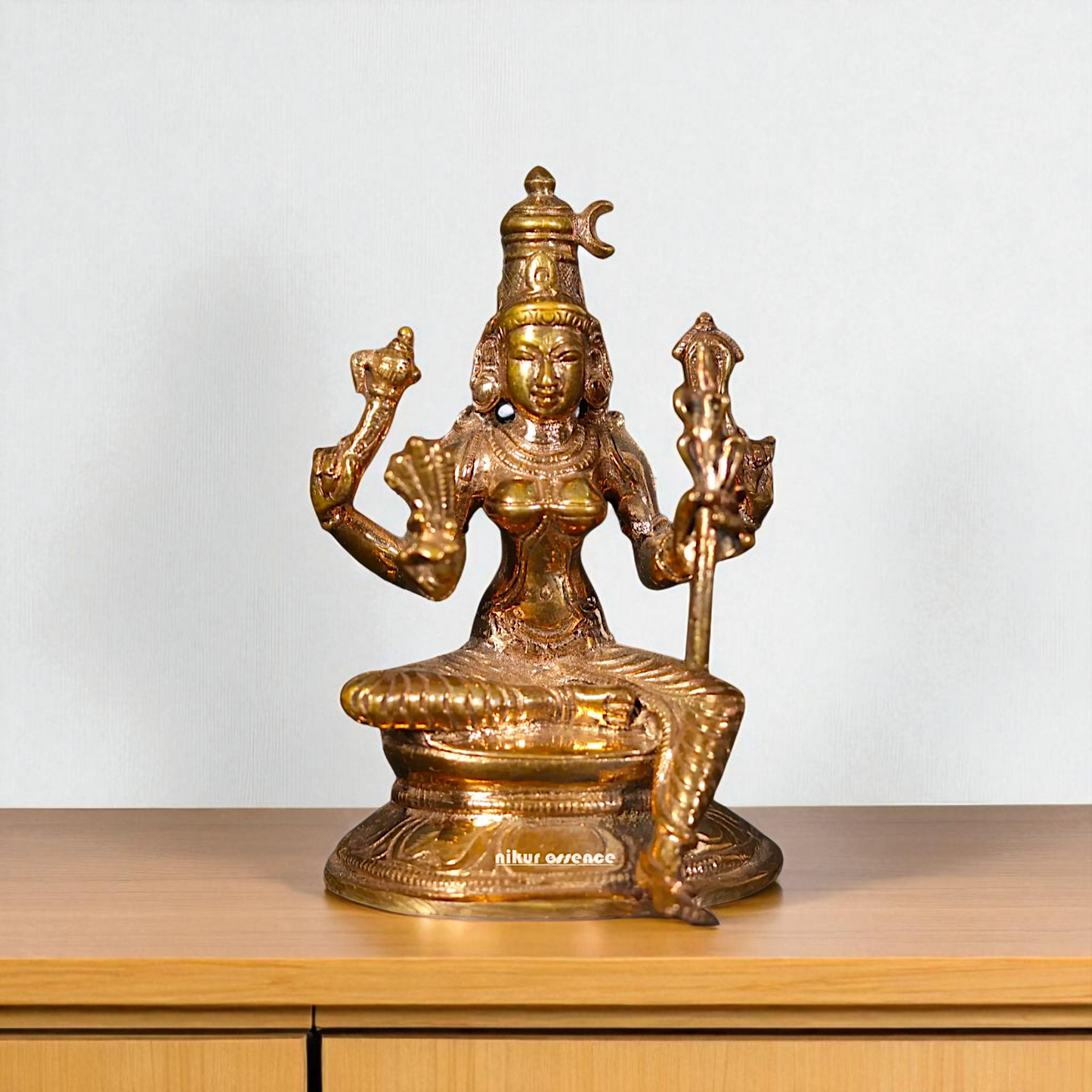 Rajarajeshwari Panchaloha decor Pooja statue - 3 Inches Nikuressence