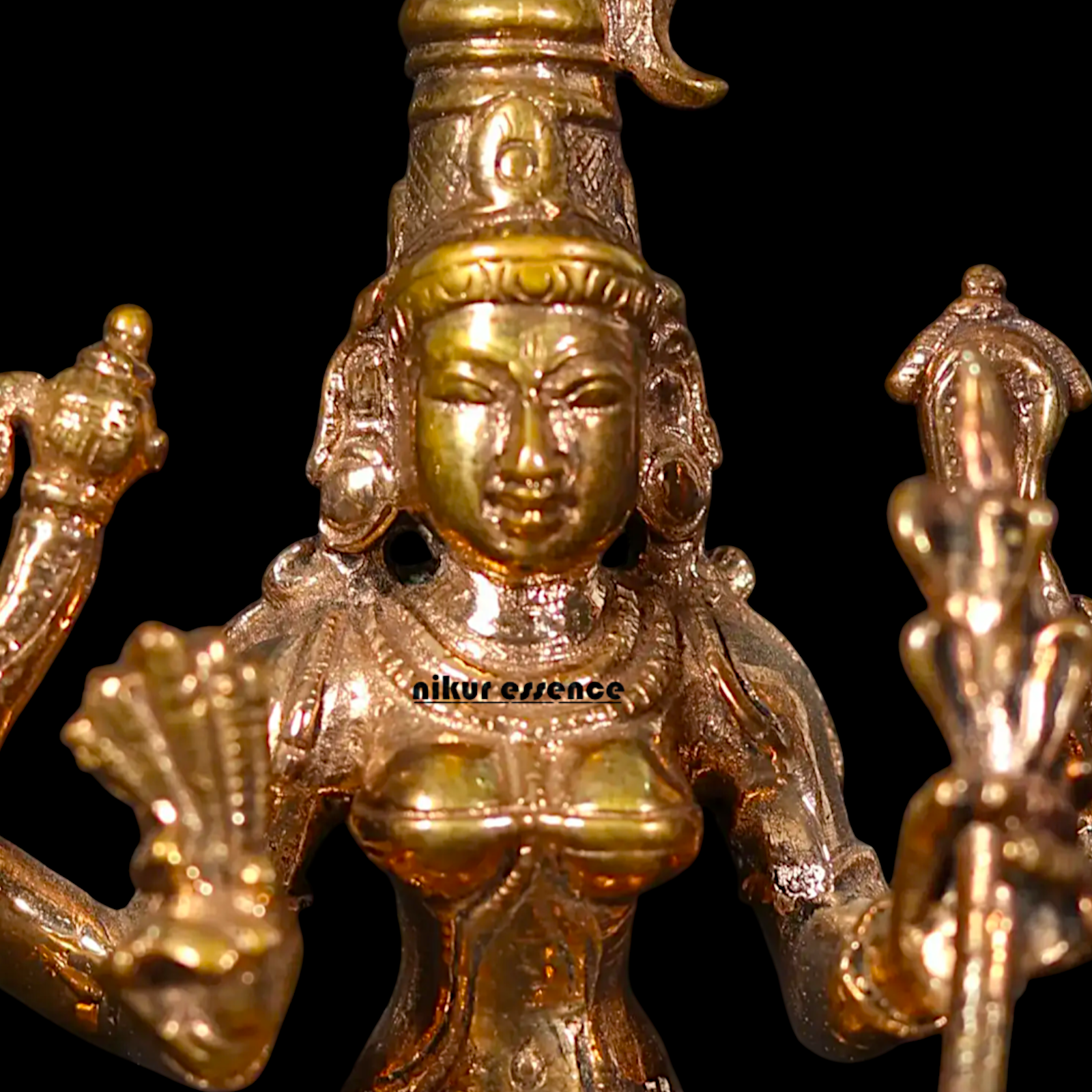 Rajarajeshwari Panchaloha decor Pooja statue - 3 Inches Nikuressence