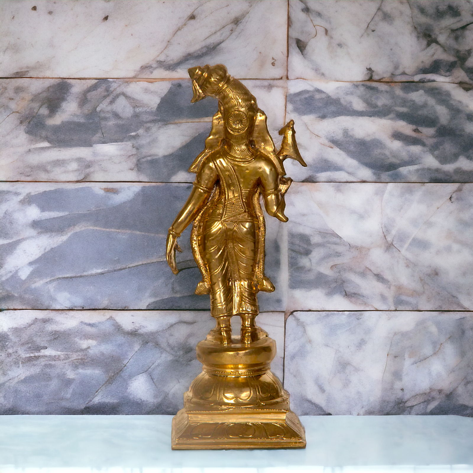 Andal Panchaloha Pooja statue - 10 Inches Nikuressence