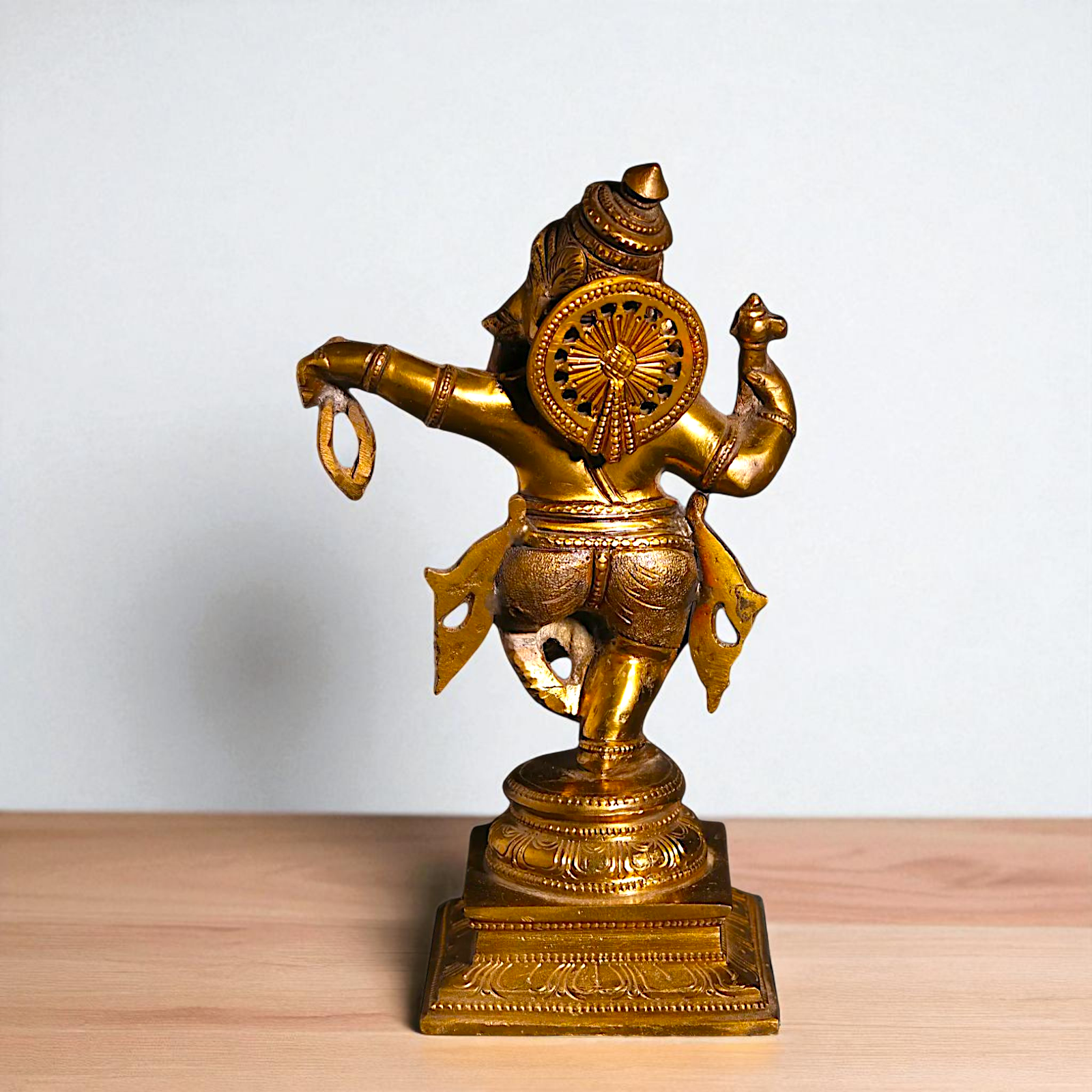 Panchaloha Ganesha dancing statue - 9 Inches Nikuressence