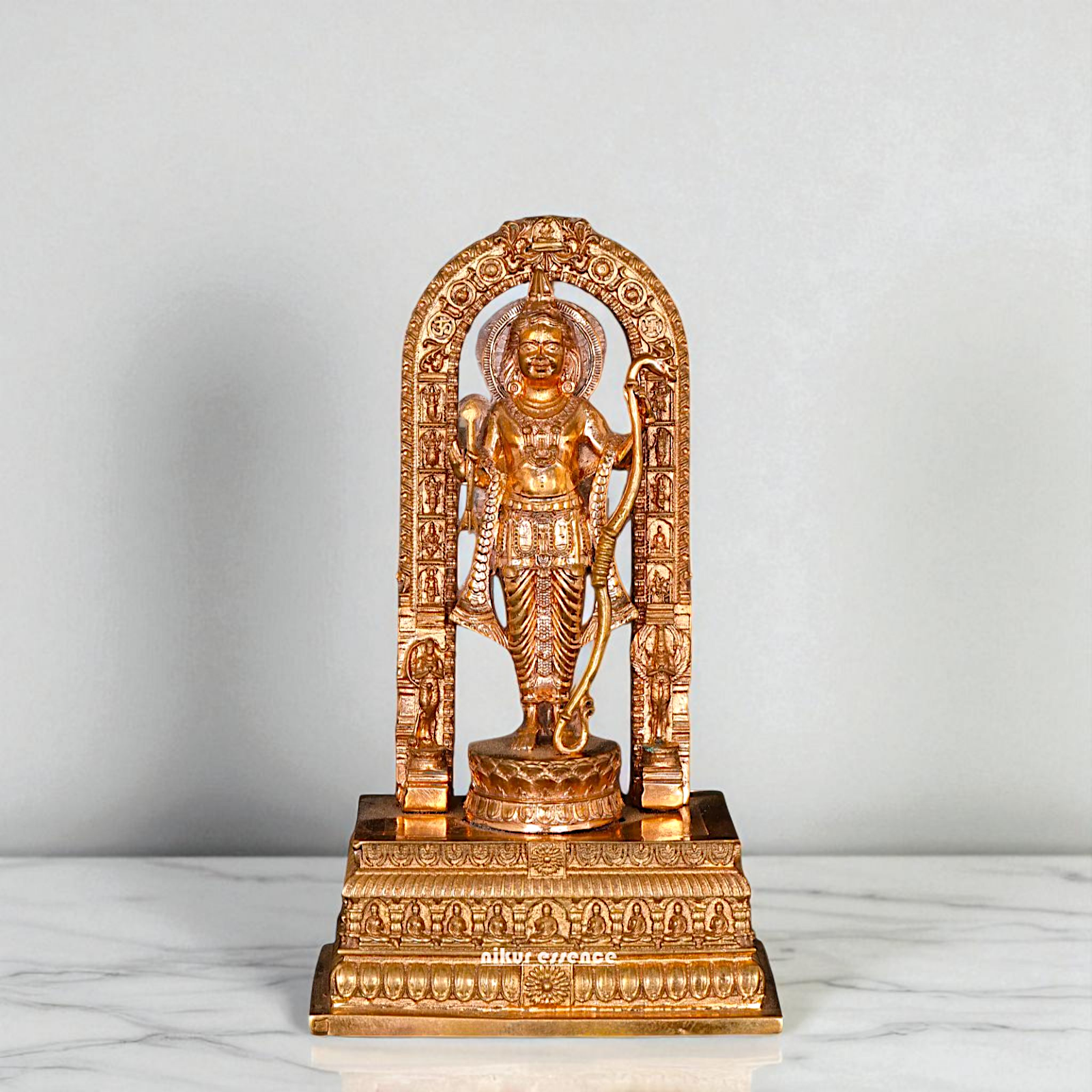 Panchaloha Ram Lalla standing idol - 6 Inches Nikuressence