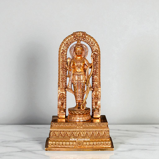 Panchaloha Ram Lalla standing idol - 6 Inches Nikuressence