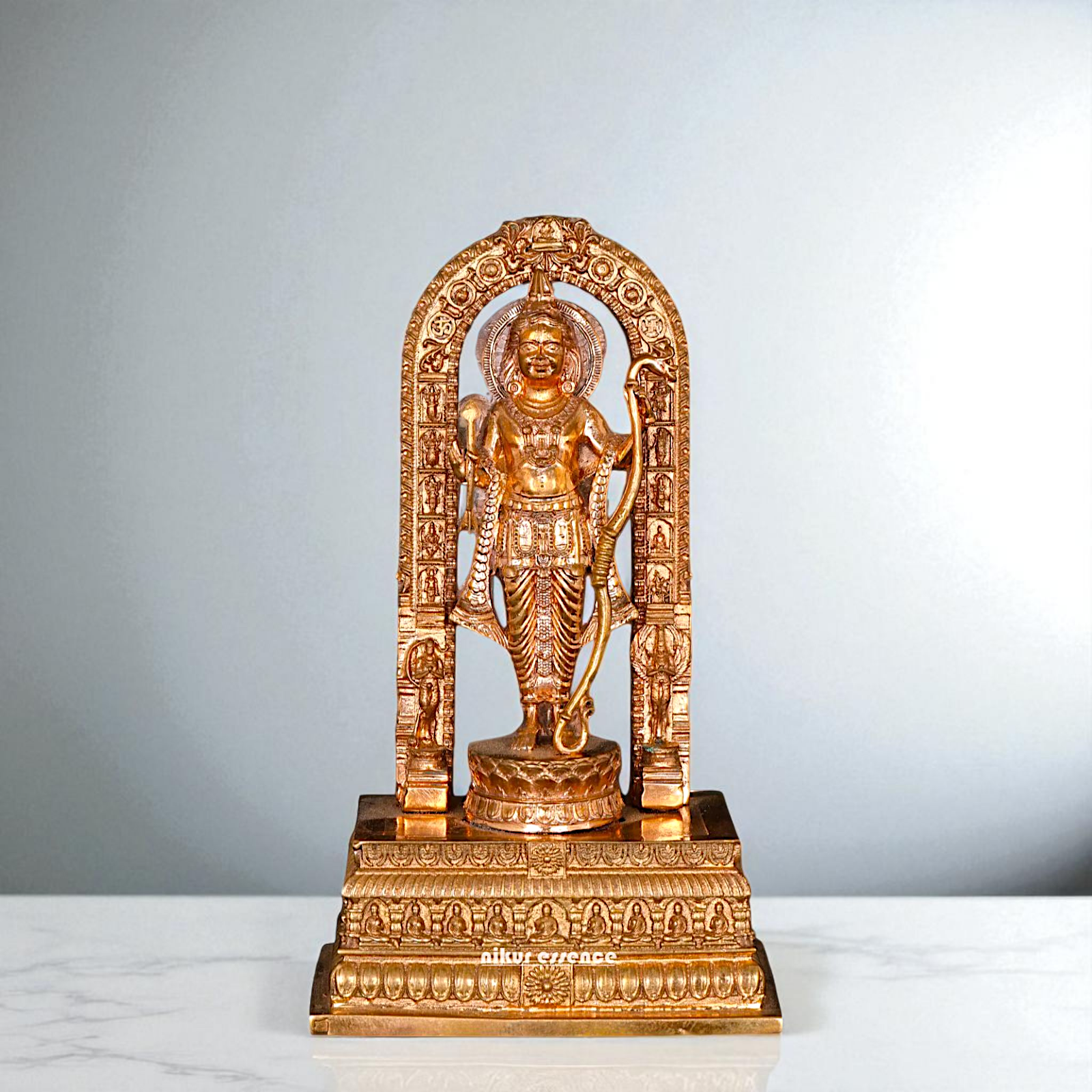 Panchaloha Ram Lalla standing idol - 6 Inches Nikuressence