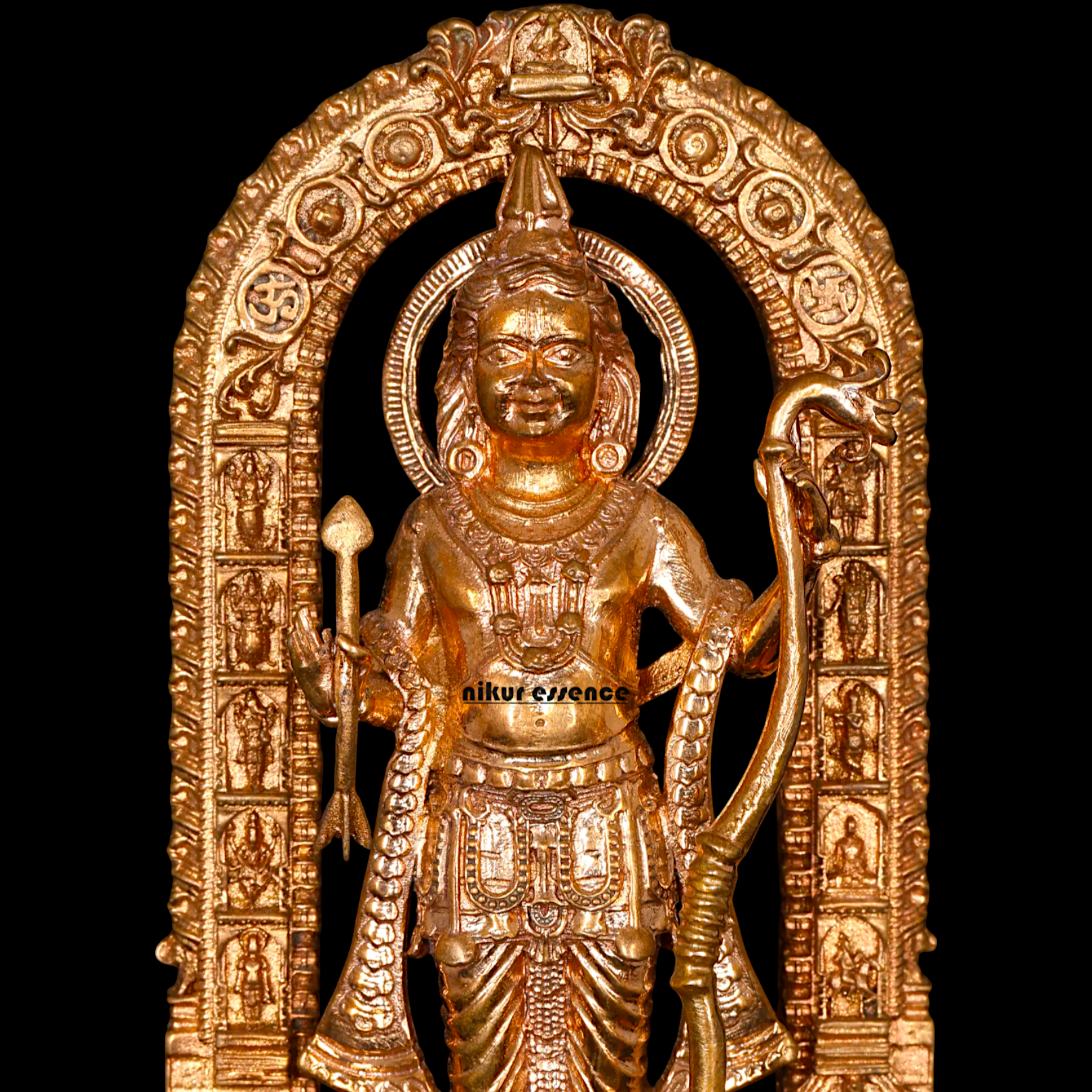 Panchaloha Ram Lalla standing idol - 6 Inches Nikuressence