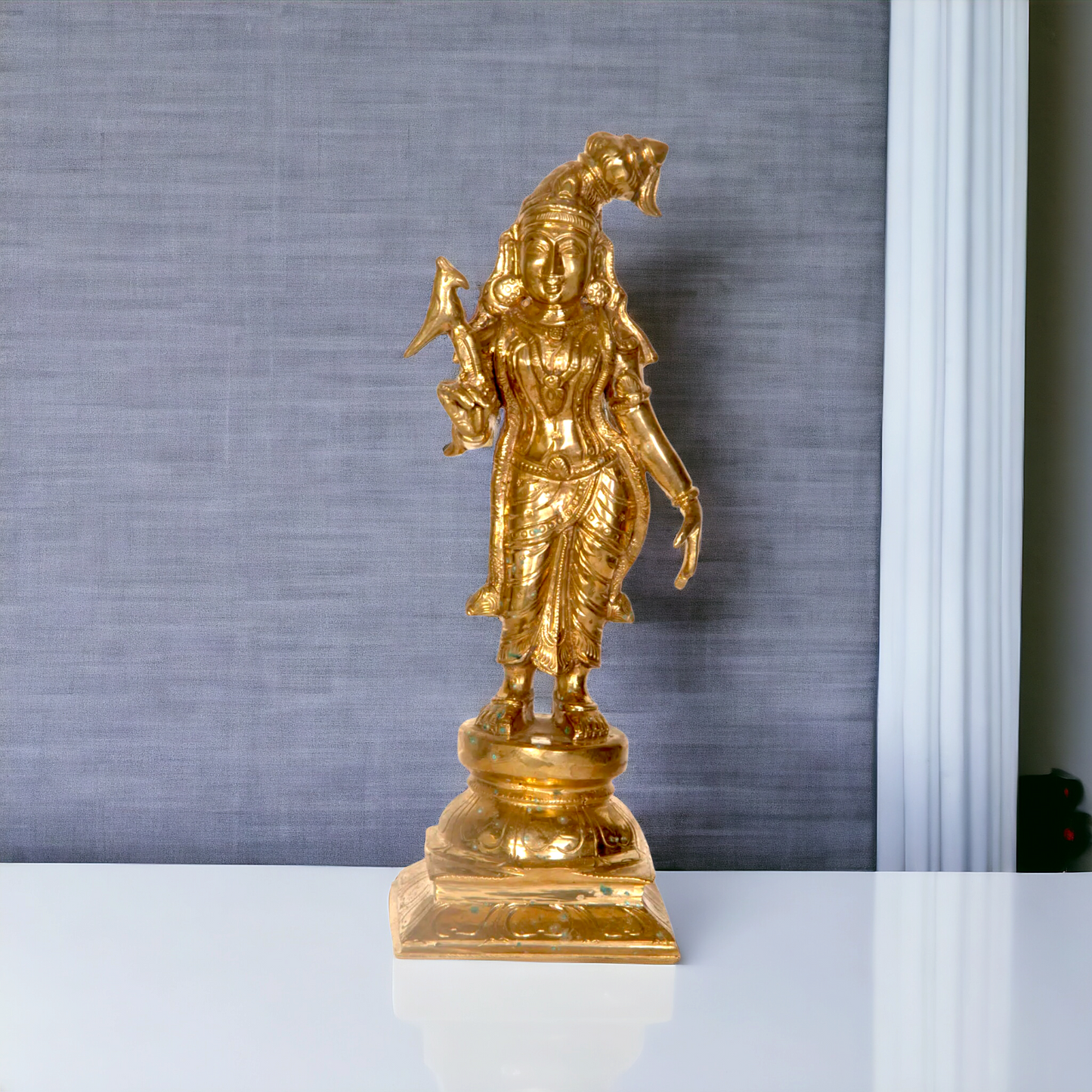 Andal Panchaloha Pooja statue - 10 Inches Nikuressence