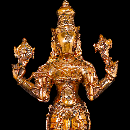 Varahi Amman Devi standing Panchaloha idol - 5 Inches Nikuressence