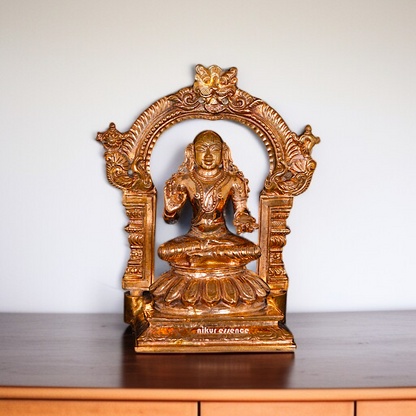 Philosopher Ramanujacharya Blessing seated Panchaloha statue - 5 Inches Nikuressence