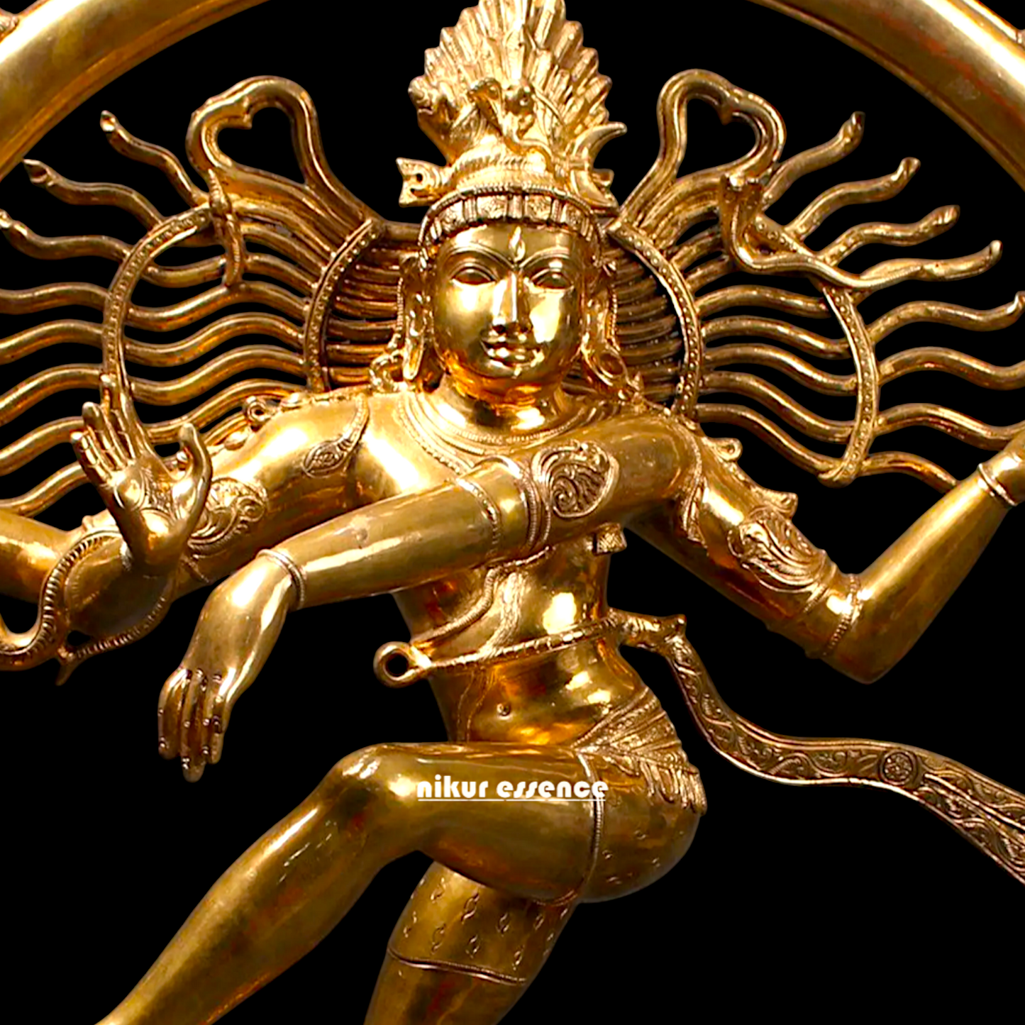 Big Nataraja Shiva Dancing Panchaloha idol - 36 inches Nikuressence