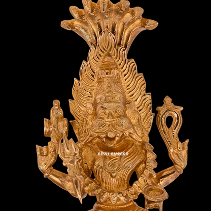 Panchaloha Pratyangira Devi Durga Avtar statue - 11 inches Nikuressence