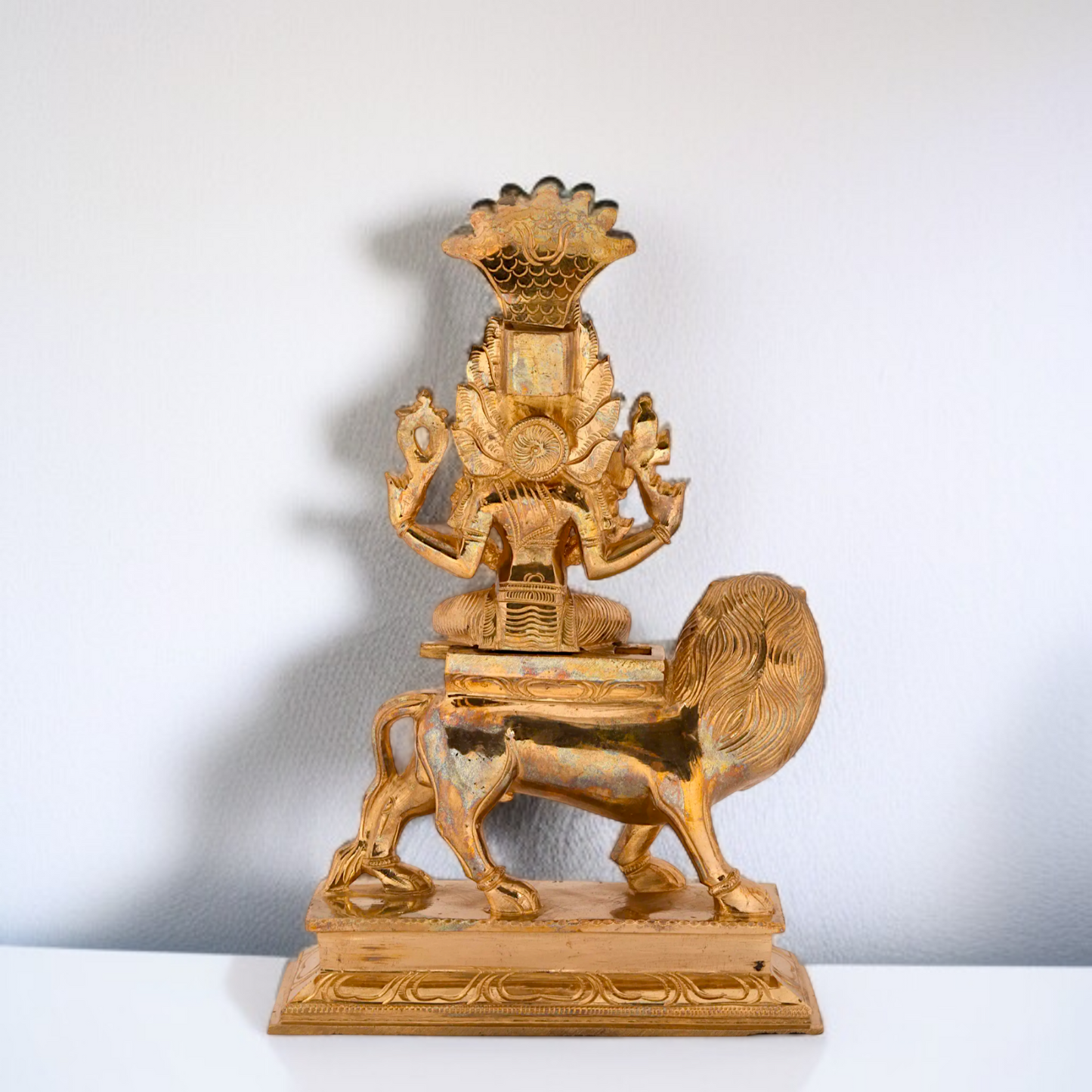 Panchaloha Pratyangira Devi Durga Avtar statue - 11 inches Nikuressence