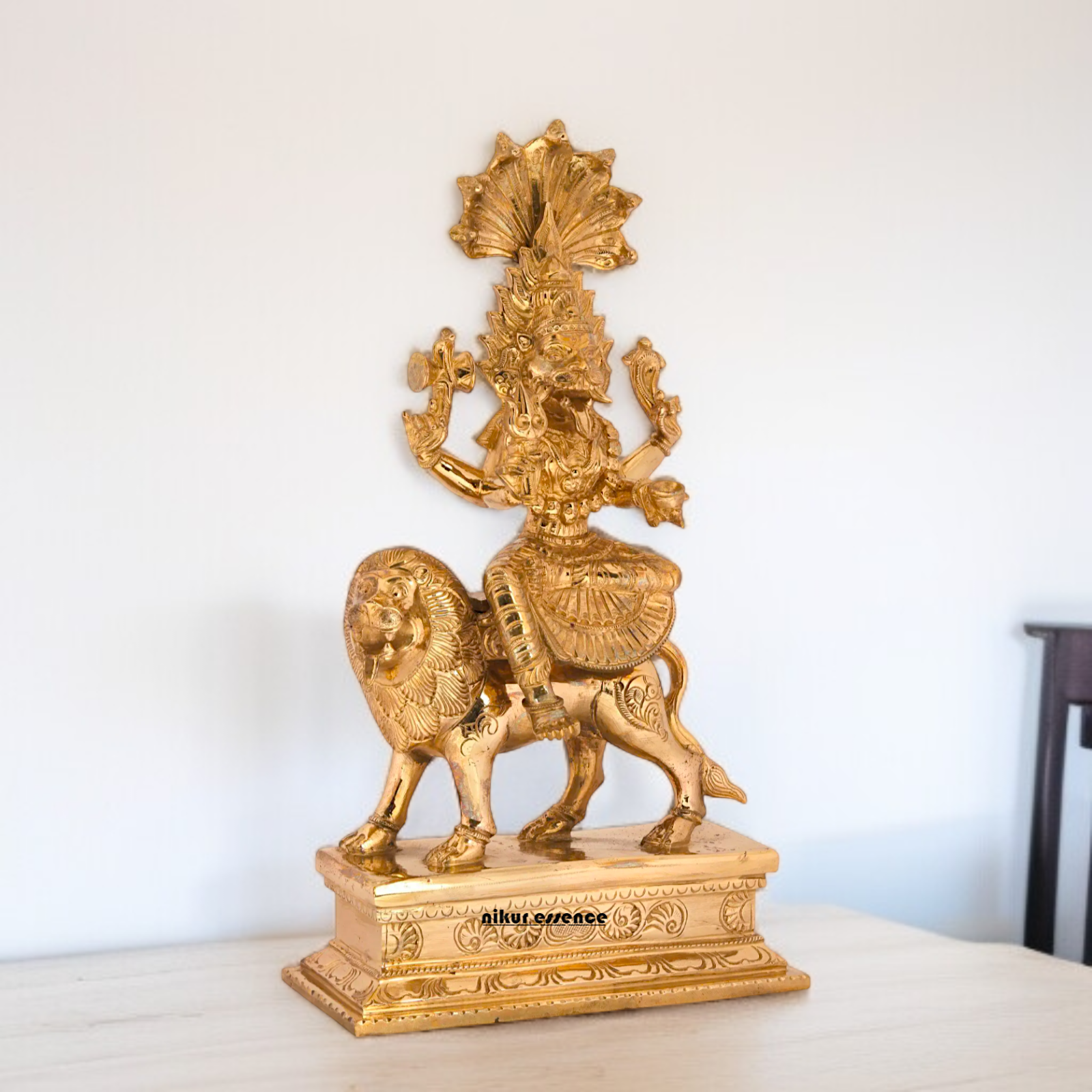 Goddess Pratyangira Durga Devi Avtar Panchaloha idol - 15 inches Nikuressence