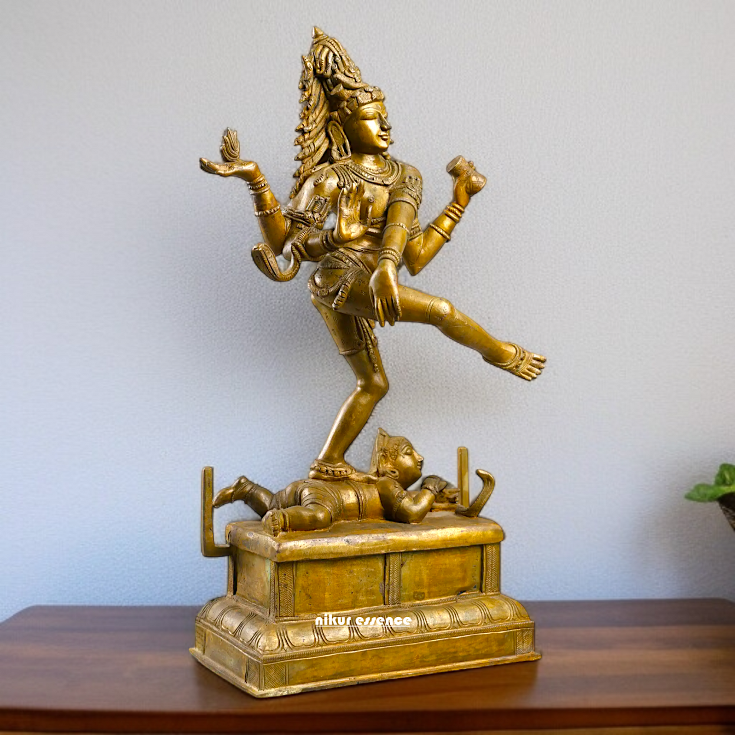 Large Nataraja Shiva dancing Panchaloha idol - 22 inches Nikuressence