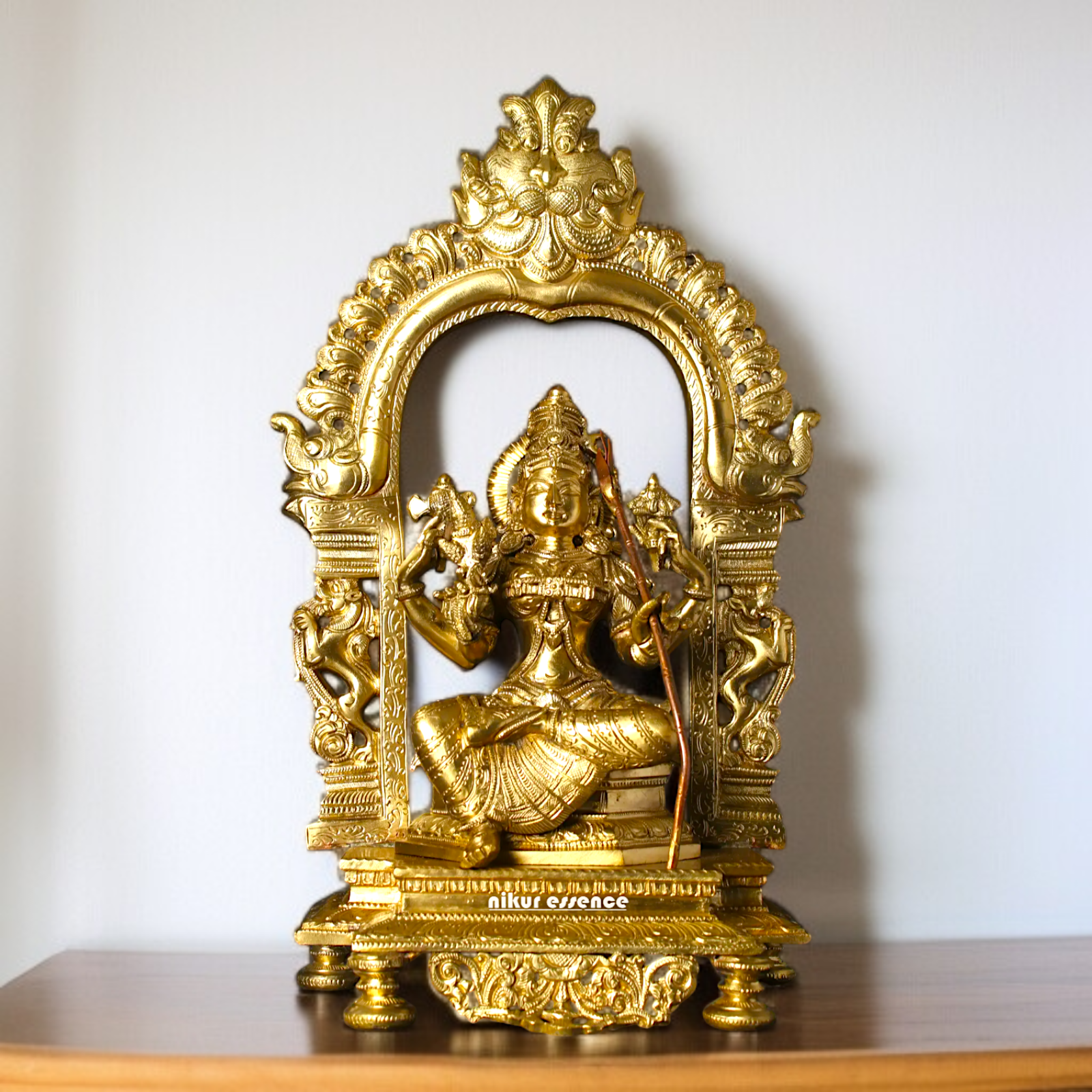 Rajarajeshwari Tripura Sundari Devi Panchaloha idol - 17 inches Nikuressence