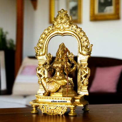 Rajarajeshwari Tripura Sundari Devi Panchaloha idol - 17 inches Nikuressence