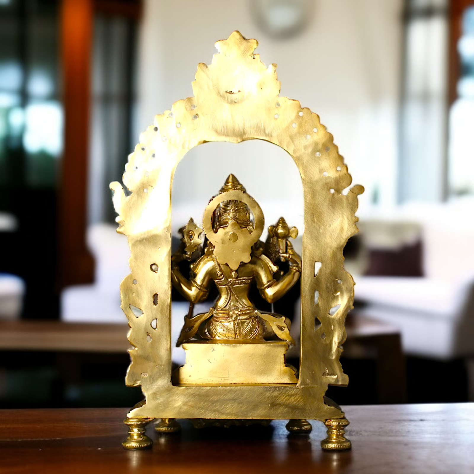 Rajarajeshwari Tripura Sundari Devi Panchaloha idol - 17 inches Nikuressence