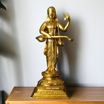 Devarishi Narada Standing Panchaloha idol - 20 inches Nikuressence