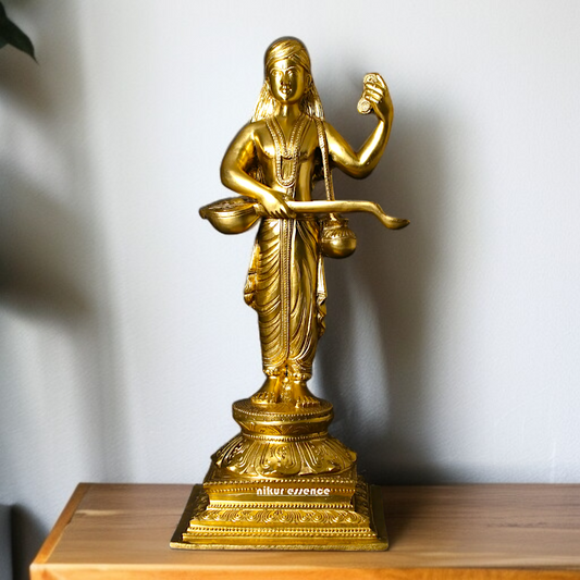 Devarishi Narada Standing Panchaloha idol - 20 inches Nikuressence