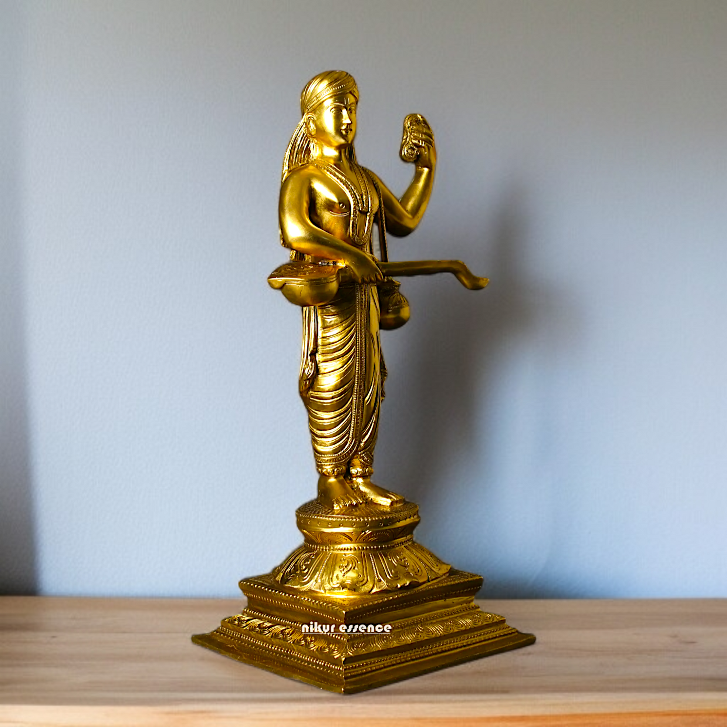 Devarishi Narada Standing Panchaloha idol - 20 inches Nikuressence