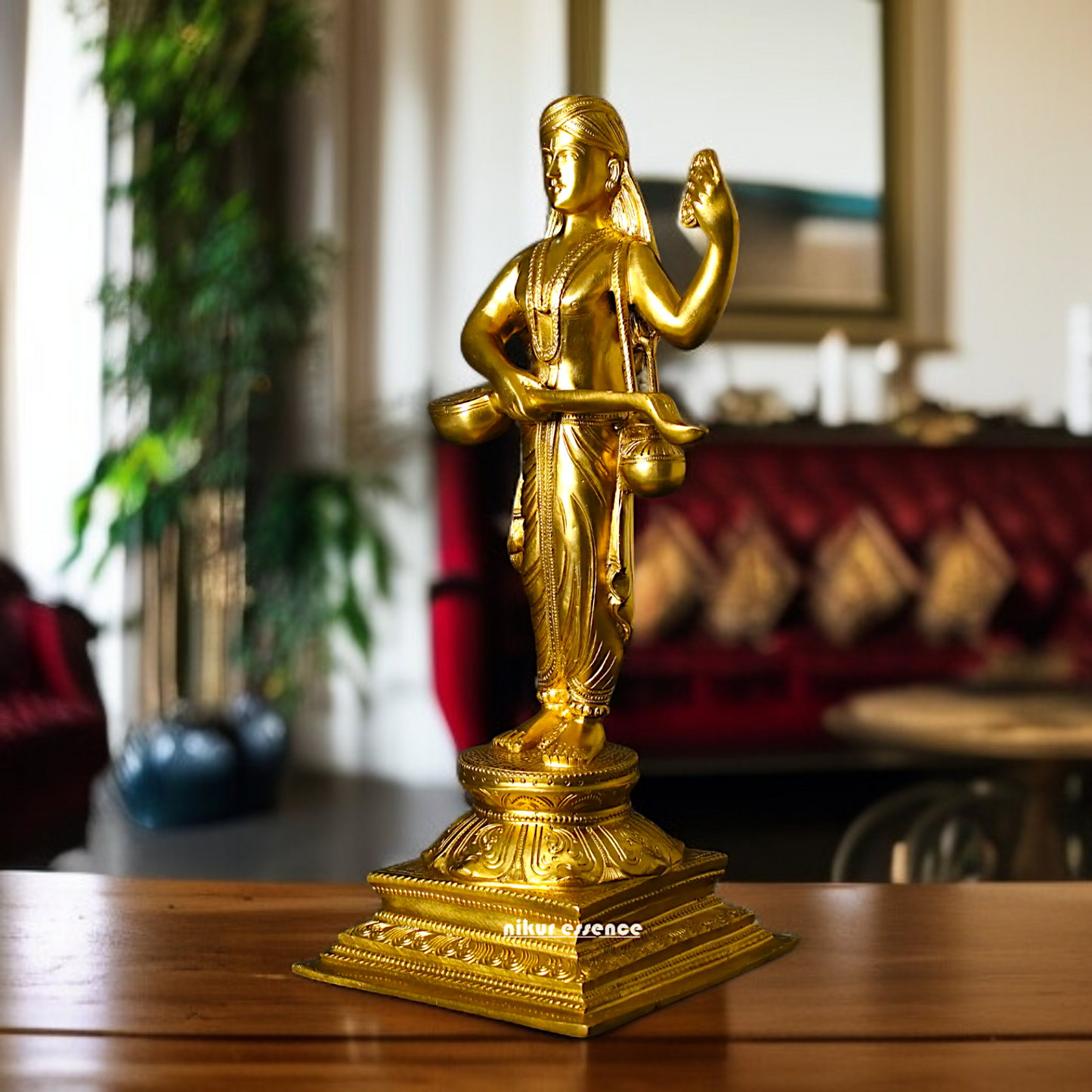 Devarishi Narada Standing Panchaloha idol - 20 inches Nikuressence