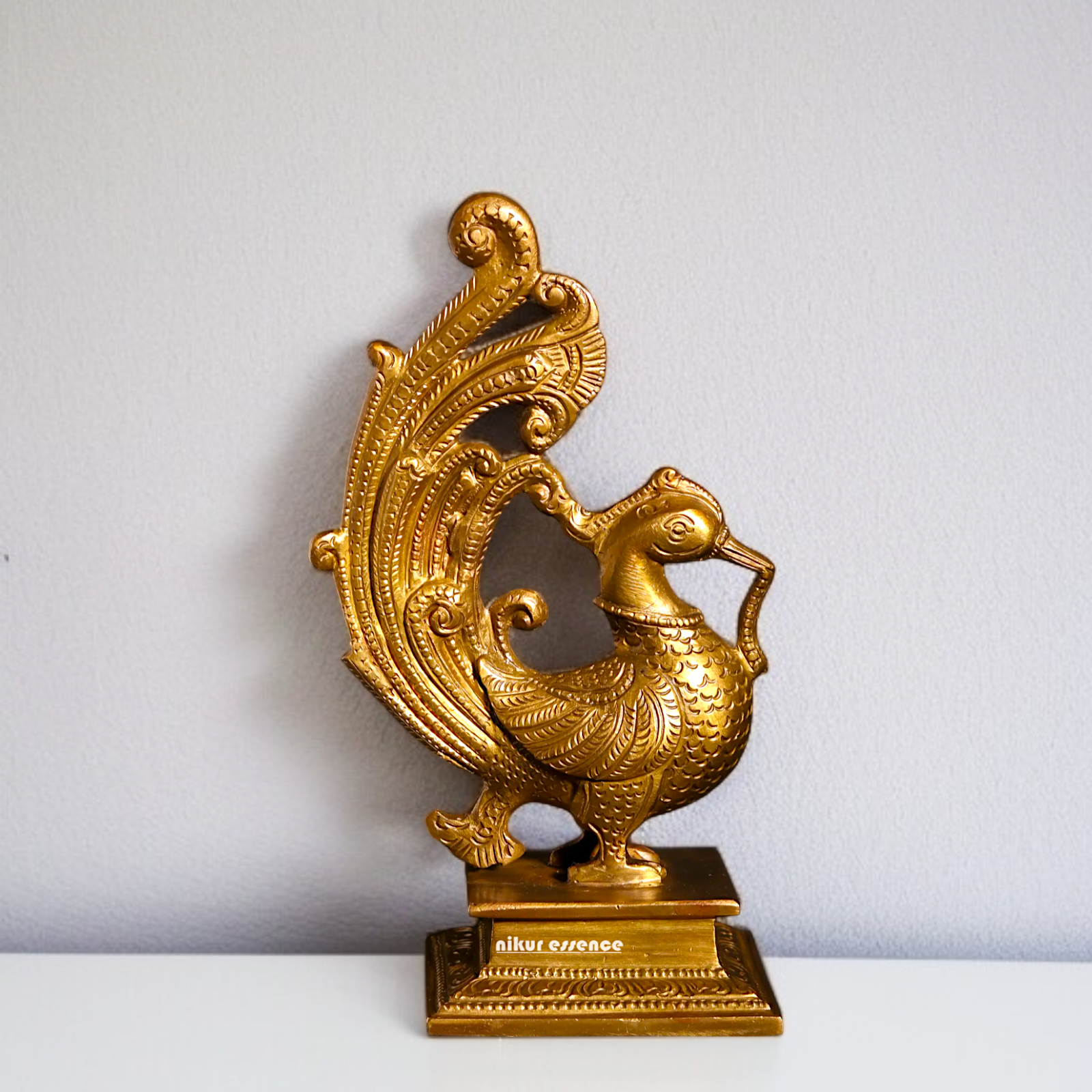 Peacock Decor Panchaloha idol- 7 inches Nikuressence