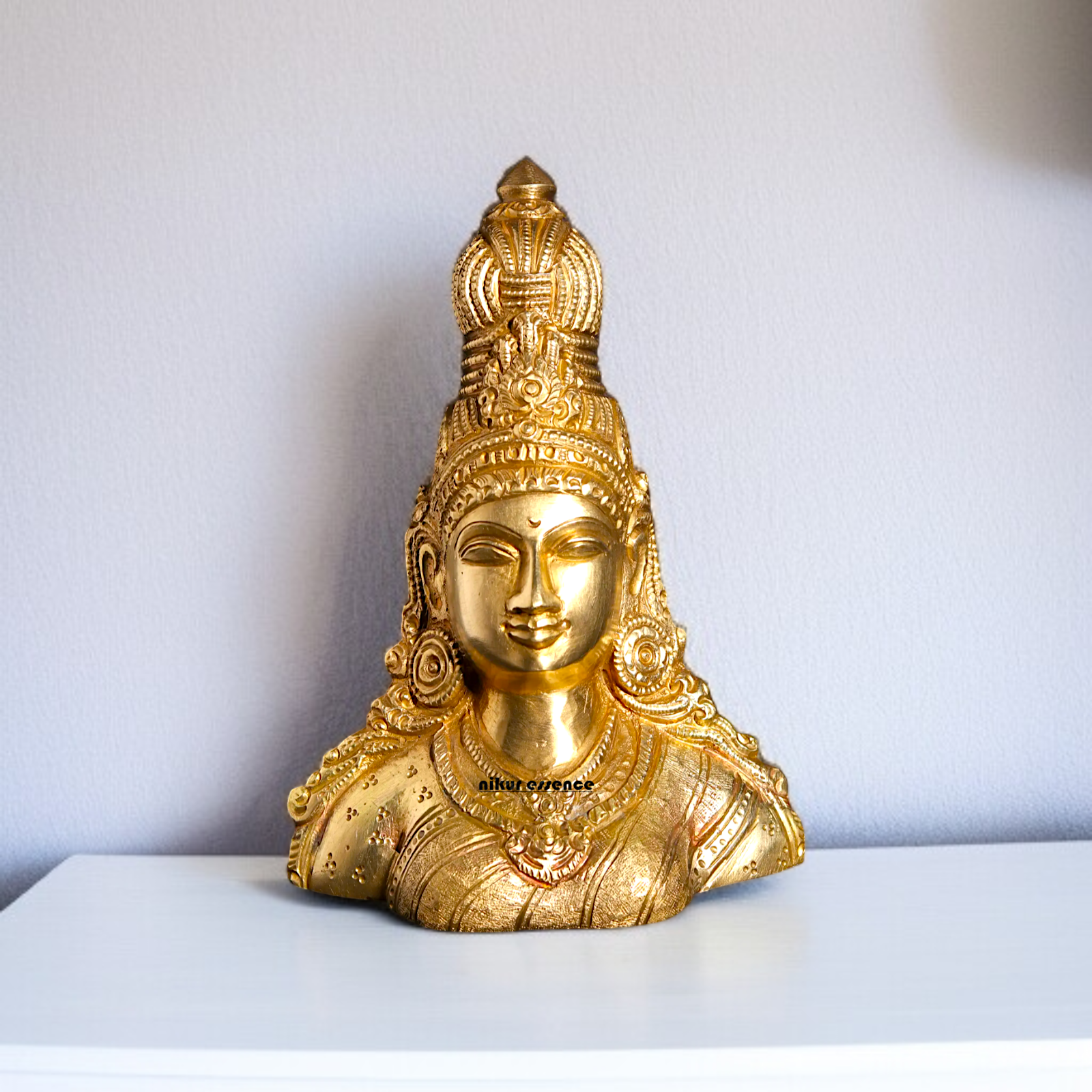 Goddess Parvati Devi Panchaloha statue - 5 inches Nikuressence