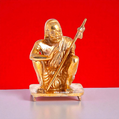 Panchaloha Kanchi Saint Maha Periyava beautiful statue - 4 Inches Nikuressence